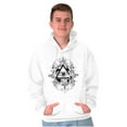 thumbnail image 5 of Triangle Eye Wheel Symbolic Spirit Hoodie Sweatshirt Women Men Brisco Brands M, 5 of 6