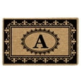 thumbnail image 1 of Fleur de Lys 30" x 48" HeavyDuty Coir Doormat - Monogrammed A, 1 of 1