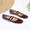 Burgundy, variant on Women's Vintage Mary Jane Flats Double Strap All Seasons 2026