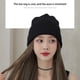 thumbnail image 2 of Vogacara Sombrero de peluca para mujer, sintético, elegante, recto, Flexible, elástico, decorativo, cálido, para mantener el cabello para niñas, gorro Cuidado del cabello Marrón Vogacara CE014822-02, 2 of 6