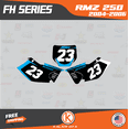 thumbnail image 2 of Kalair GFX Graphics Kit for Suzuki RMZ250 (2004-2006) Fh Series, 2 of 5