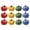 C, variant on 12Pcs Mini Resin Pumpkin Figurines – Assorted Color Fall Harvest Tabletop Decor – Cute Artificial Pumpkin Ornaments for Thanksgiving, Home Mantel, Shelf & DIY Craft Projects – Autumn Party Favors
