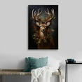 thumbnail image 3 of Christmas Tree Pine Cones Reindeer Painting On Canvas Wall Art Poster Scroll Picture Print Living Room Walls Decor Home Posters 12x18inch(30x45cm), 3 of 6
