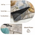 thumbnail image 6 of 5'x7' Area Rugs for Living Room Bedroom, Watercolor Flowers Washable Rug Carpet Runner Indoor Outdoor, Vintage Tulips Floral Barn Doors Wood Grain Non Slip Floor Mats Area Rug for Kitchen, Nursery, 6 of 8