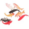 thumbnail image 4 of MasteelfCA 8 Pcs Mini Figurines de Poissons Rouges Miniatures Décoration de Jardin Féerique pour Terrarium DIY (1:12 Échelle), 4 of 8