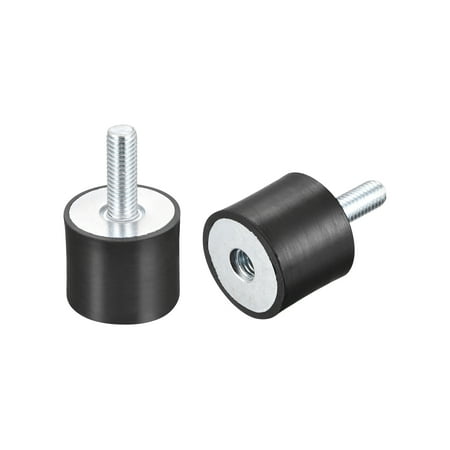 

Rubber Mount 2 Pack M8 Male/Female Vibration Isolator Shock Absorber D30mmxH25mm