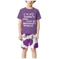 thumbnail image 4 of UAYOTSE Girl Clothes Set Summer Kid 1T 2T 3T Girl Clothes Shorts Set Floral Summer Outfits Cute Kid Clothes,Sizes 3-4 Years, 4 of 6