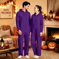 thumbnail image 2 of Men's Jumpsuit Loose Fit One Piece Lounge Wear, Lightweight Breathable Overalls For Everyday Comfort And Mobility, 2 of 7