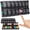 Black, variant on Pill Organizer 2 Times a Day, Weekly AM PM Pill Box with Push Button, 7 Day Large Medicine Container for Vitamins & Supplements, Easy Open & Fill