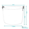 thumbnail image 3 of Sunnydaze 5-Gallon Garden Grow Bags for Vegetables with Handles (5 Count), 3 of 8