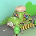 thumbnail image 5 of Esaierr Baby Car Toys Puzzle Storage Car Plastic Boy Girl Kid Toy Inertia Toy Car for 1-3 Y, 5 of 5