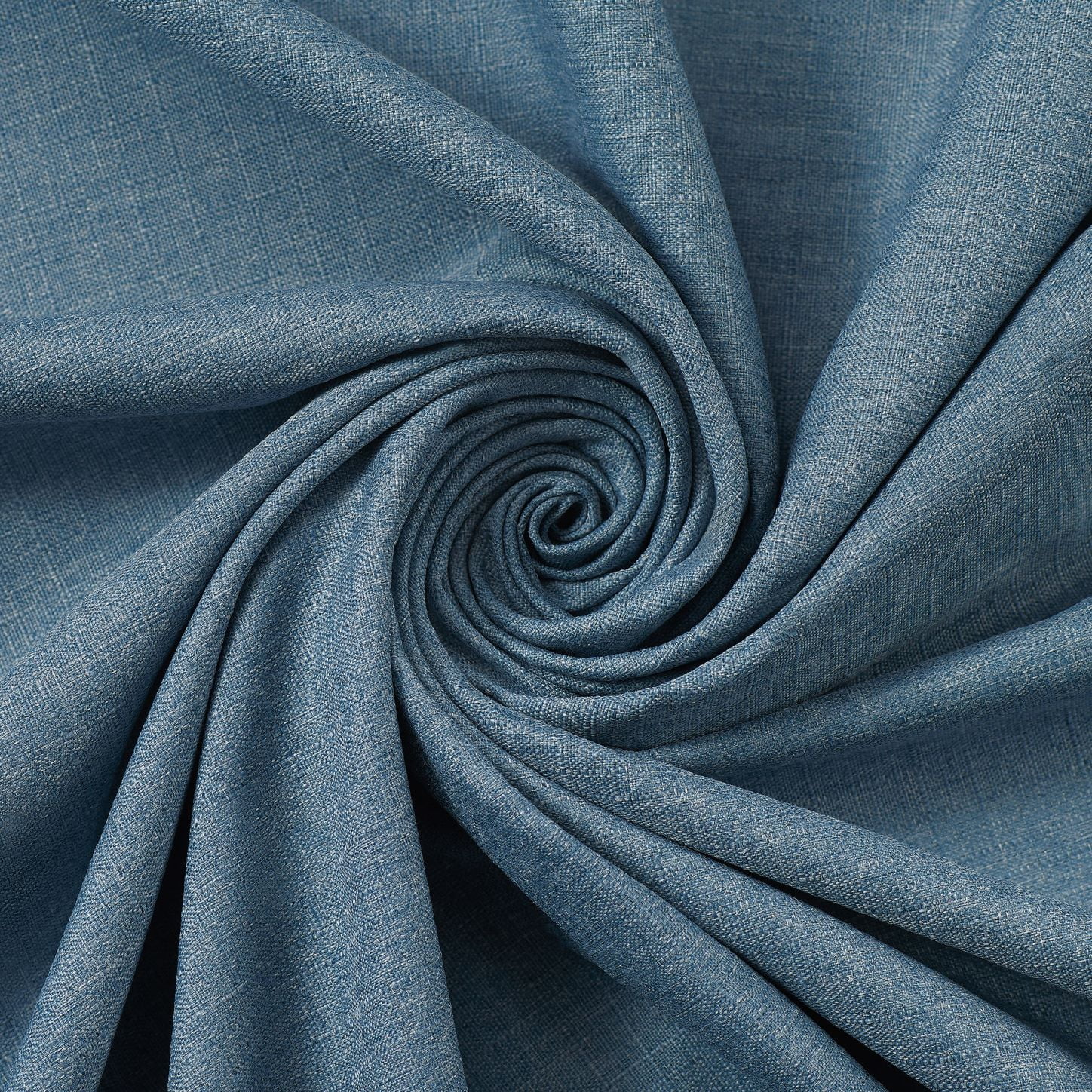 Eclipse Cannes Magnitech 100% Blackout Curtain, Rod Pocket Window Curtain Panel, Seamless Magnetic Closure, 63 in long x 40 in wide, (1 Panel), Denim Blue