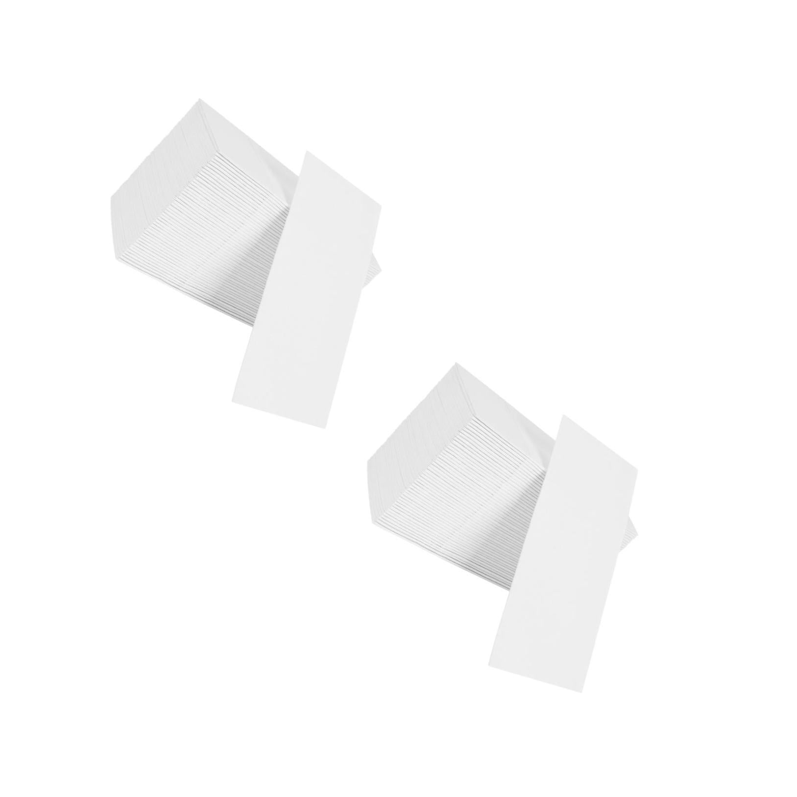 FRCOLOR Masteelf 100 pcs Disposable Napkins with Pocket for White Wedding Dinner Napkins Disposable Guest Towels for Silverware