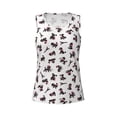 thumbnail image 4 of Fotbe Poodle Dog Womens Loose Fit Casual Flowy Slim-Fit Tank Tops Athletic Round Neck Trendy Sleeveless Summer Tops for Gym and Yoga-X-Large, 4 of 9