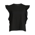 thumbnail image 5 of Time and Tru Women's Flutter Sleeve Top, 5 of 5