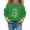 Green, variant on Girls Halloween Print Long Sleeve Sweatshirt Pullover Lined Casual Top with Shelf Bra for Women Halloween