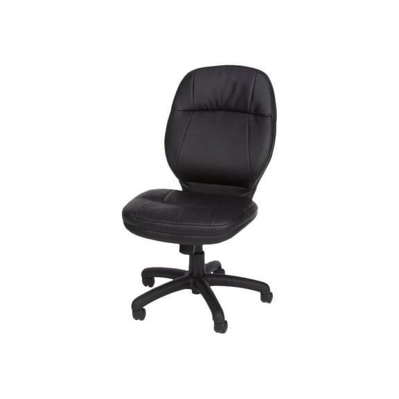 OFM Stimulus Series Executive Mid-Back Armless Chair, Black