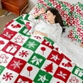 thumbnail image 4 of Castle Fairy Teens Geometric Plaid 7-Piece Bedding Comforter Set,Merry Christmas King Bedding Sets,Festival Xmas Ultra Soft Bed Sheets,Breathable Home Decor, 4 of 8