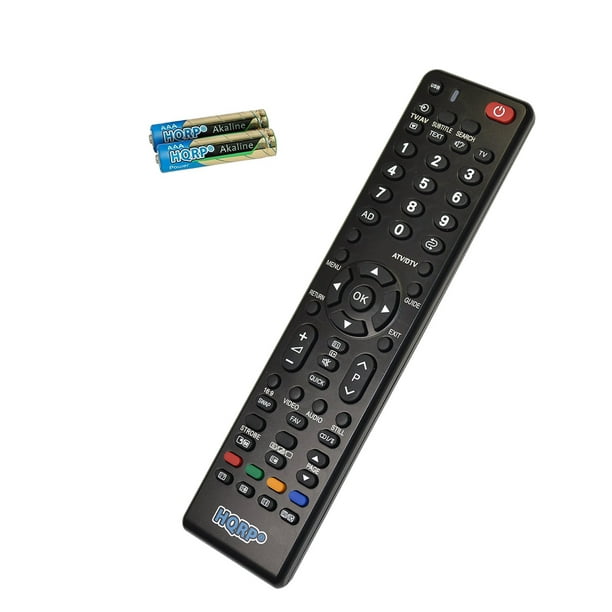 HQRP TV Télécommande universelle pour Toshiba 55L5445DG 55L5447DG 55L6200U  LCD LED HD Smart TV 1080p 3D Ultra 4K 