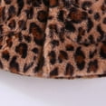 thumbnail image 5 of DHFJKG Coat Toddler Girls Winter Windproof Fuzzy Leopard Coat Hooded Thicken Warm Elastic Waist Outerwear Jacket Long Sleeve With Pockets Stylish Outerwear, 5 of 5