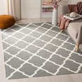 thumbnail image 2 of Safavieh Dhurries Grey Contemporary Rug - 4' x 6', 2 of 2