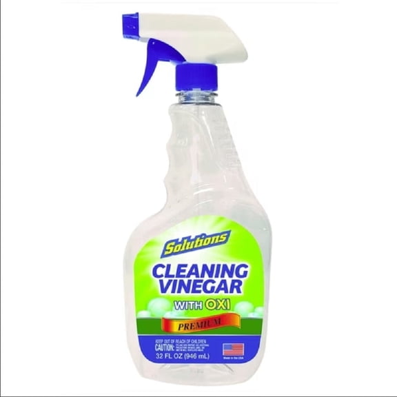 Cleaning Vinegar with Oxi | Multi-Surface Cleaner for Windows, Glass, Stovetops, Sinks, Mirrors, Counters, Appliances, Cabinets & More | Convenient Home Cleaning Solution - 32 oz