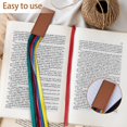 thumbnail image 2 of Cinta de piel sintética Bookmark Respleiej, 6 unidades, multicolor, 2 of 7