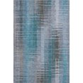 thumbnail image 2 of Addison Rugs Mayfield Premium Machine Washable Transitional Stripes Teal Rectangle Rug, 10' x 14', 2 of 6