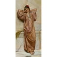 thumbnail image 2 of John Reinhard Weguelin 10x18 Gold Ornate Wood Frame and Double Matted Museum Art Print Titled - Grecian Girl, 2 of 4