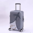 thumbnail image 4 of Luggage Cover Stretch Fabric Suitcase Protector Baggage Dust Case Cover Suitable for18-30 Inch Suitcase Case Travel Organizer Style3 M, 4 of 5