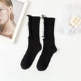 thumbnail image 3 of Hole Beggar Socks for Women Beggar Shabby Ripped Hole Socks Ribbed Knit Fluorescent Socks Fashion Skateboard Tube Hosiery Broken Spring Summer Thin Pile Socks Casual Tube Socks 2026 Sales Under $1, 3 of 6