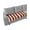 Burnt Orange, variant on Burnt Orange Striped Couch Cushion Covers Stretch, Washable Sofa Seat Covers Individual Seat Cushion Sofa Slipcovers Thanksgiving Orange White Stripes Couch Cover Furniture Protector S-1PCS
