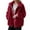 Wine_#10, variant on Nokdvo Women's Sherpa Jacket Winter Warm Fleece Zip Up Cardigan Standing Colla Long Sleeve Drawstring Casual Coats with Pockets,Purple XL