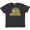 thumbnail image 3 of Inktastic Aloha Palm Youth T-Shirt, 3 of 5