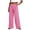Hot Pink, variant on Zedker Pants for Womens Casual Checkered Pants Elastic Waist Comfy Loose Wide Leg Pants with Pockets Army Green L