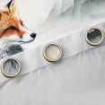thumbnail image 4 of Homewish Animal Fox Boy Girl Black Out Curtains,Cherry Blossoms Curtains Pack of 2 (42x63 Each),Japanese Style Bedroom Curtains,Lightweight Room Decor, 4 of 6