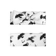 thumbnail image 3 of Yiaed Monochrome Flying Ravens Print Newborn Baby Hat Infant Baby Beanie Top Knot Stretchy Hats, 3 of 5