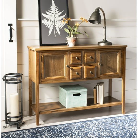 SAFAVIEH Charlotte Storage Sideboard Oak
