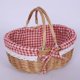 thumbnail image 5 of Cesta de almacenamiento tejida de ratán para llevar a mano Cesta de picnic tejida de mimbre para exteriores Cesta de regalo de mano Cesta tejida de ratán, 5 of 5