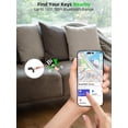 thumbnail image 3 of Miroddi Keychain Tracker, Men's Key Chain Works with Find My(iOS Only), Heavy Duty Keychain Carabiner Car Key Chains, Anti-Lost Tracker with Keyrings, Rechargeable & Waterproof, 3 of 8