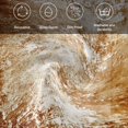 thumbnail image 6 of Shabby Burnt Orange Cloth Napkins, Oil Painting Vintage Art Brown White Washable and Reusable Dinner Napkins Set of 8, Table Napkin for Kitchen Party Birthday Wedding Hotel Housewarming 20"x20", 6 of 9