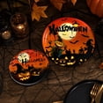 thumbnail image 6 of Disposable Plates Halloween Themed Jack O Lantern Design 10 Pack Disposable Paper Plates for Halloween Party Table Decorations Dinnerware Supplies, 6 of 7