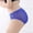 Blue, variant on Women Lightweight Comfort Low Waist Seamless Elastic Fit Soft Daily Briefs Workout Briefs