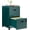 Green, variant on 2 Drawer File Cabinet with Lock，Pink Rolling File Cabinet for Home Office, Metal Small Mobile Filing Cabinets on Wheels for Hanging Letter