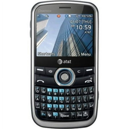 Pantech Link P7040 Feature Phone, 2.4"320 x 240, 3G, Black