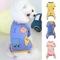 thumbnail image 1 of Dog Pajamas Flannel Dog Onesie Warm Pet Clothes Soft Dog Pjs Dog Apparel Dog Jumpsuit Jammies with Legs for Pet Dog Cat, 1 of 8