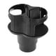 thumbnail image 1 of Unique Bargains 1 Pcs para la mayoría de los vehículos 2 en 1 Soporte para tazas de coche Soporte para bebidas Extensor de soporte para tazas 140x55x120mm Negro ABS, 1 of 1