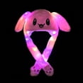 thumbnail image 1 of [Big Save!]LED Glowing Ear Moving Jumping Rabbit Hat Animal Hat Up Ears Plush Bunny Hat Cap for Women Girls, 1 of 6