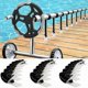thumbnail image 3 of Barsinfi Aluminum Reel Roller Swimming Pool Solar Cover Reel Underground Pool Cover Blanket, 3 of 5