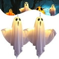 thumbnail image 3 of 8pcs Ghost Halloween Decorations Outdoo,Halloween Decor Scary Hanging Lighted Ghost for Front Door Porch Yard Tree Halloween Hanging Decorations Outdoor B, 3 of 6